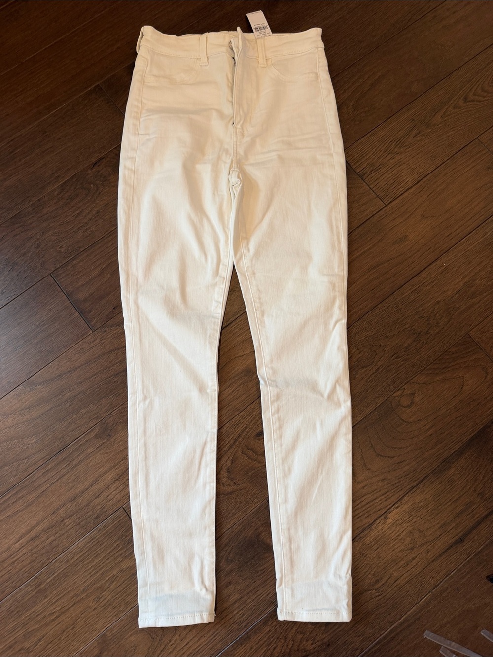 American Eagle Highest Rise Jegging White Next Level Stretch Size 4/27 NWT C70-1